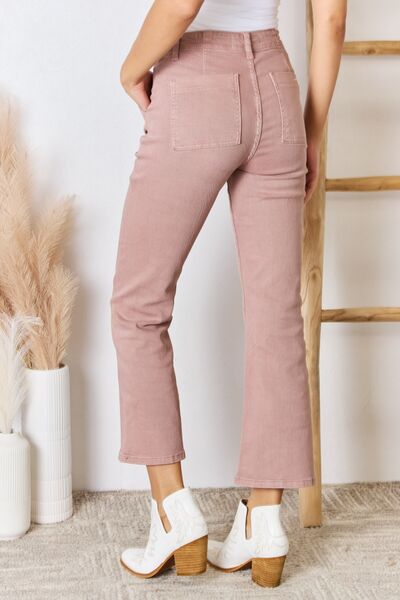 RISEN Full Size High Rise Ankle Flare Jeans - Gold Clover Boutique