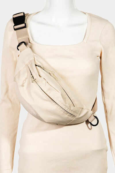 Fame Adjustable Strap Sling Bag - Gold Clover Boutique